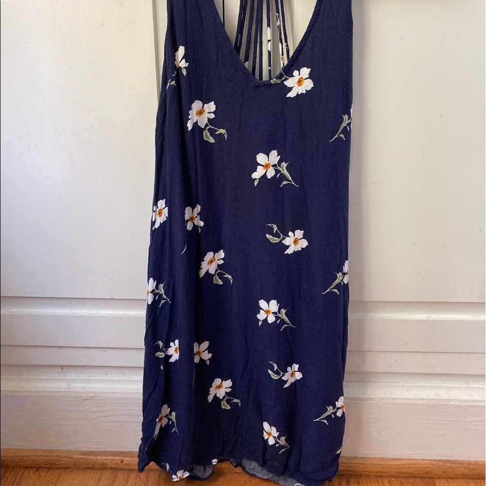 American Eagle Blue Floral Dress